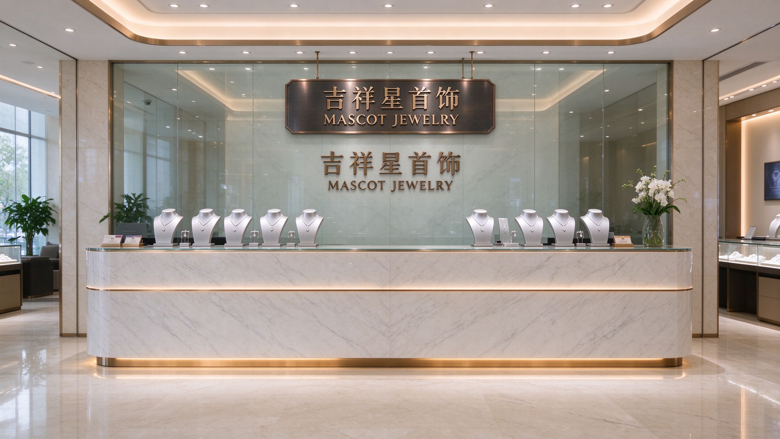 Recepción de Shenzhen MASCOT Joyería