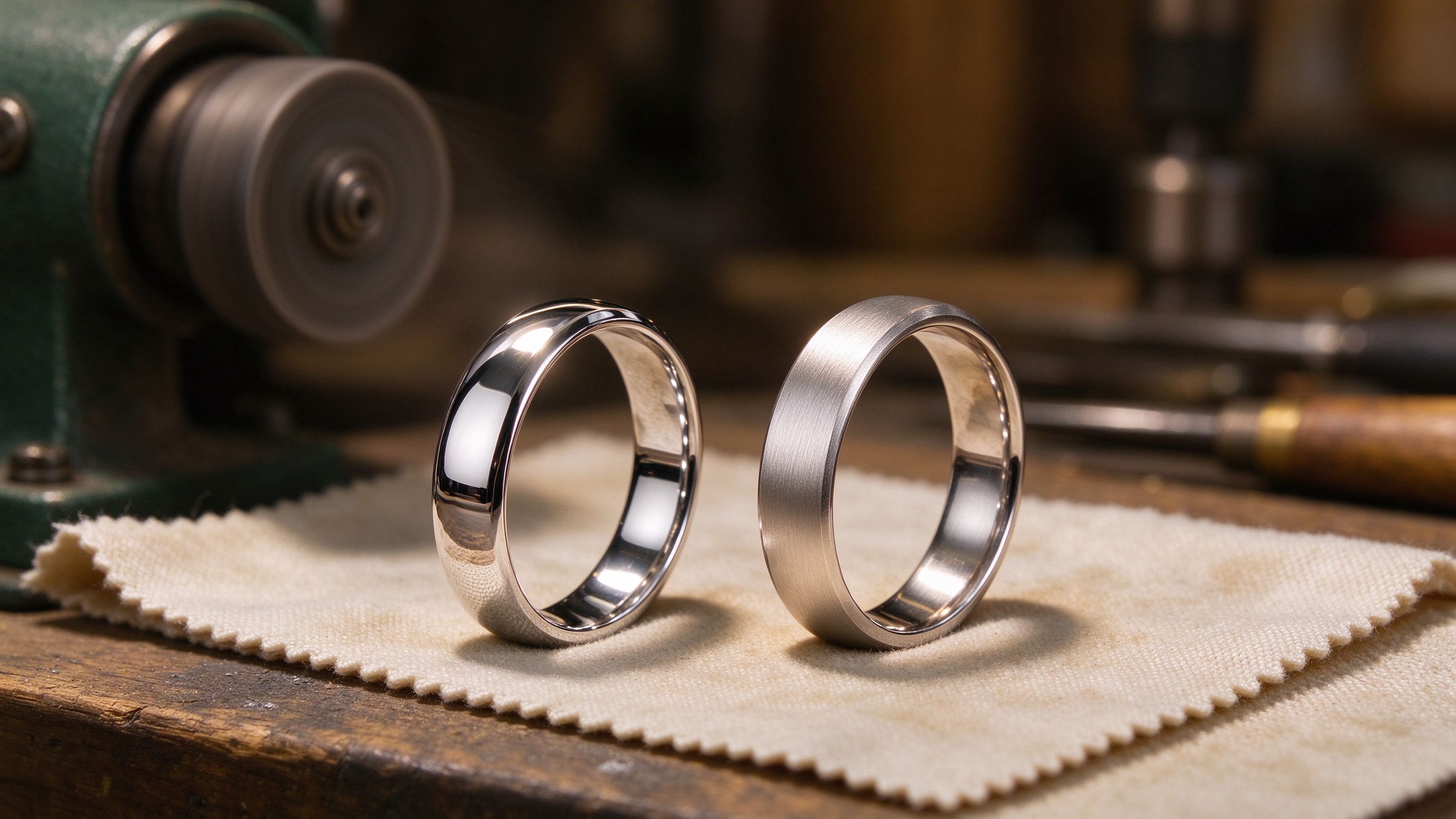 Anillos pulidos a maquina vs manual