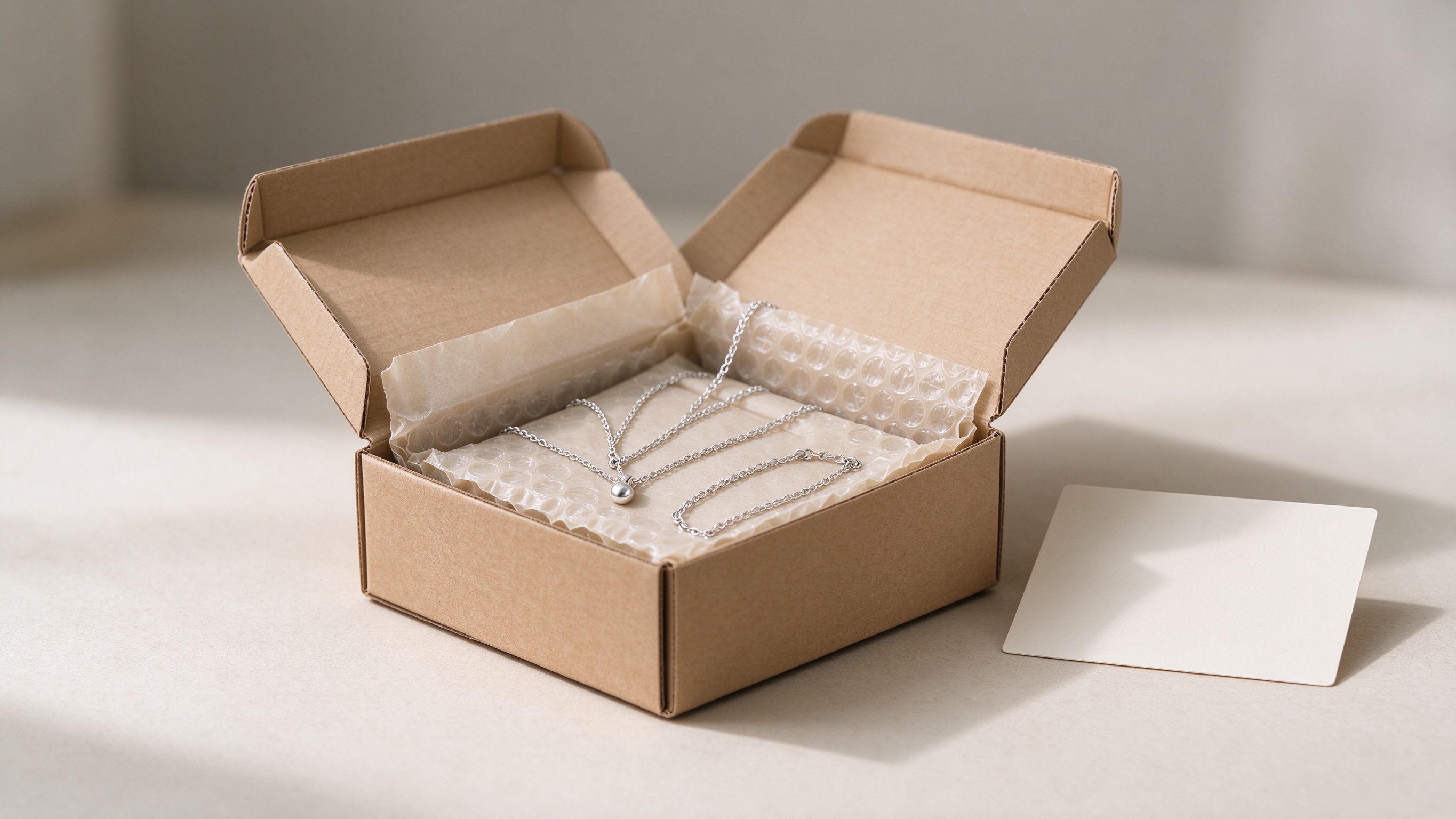 Empaque dropshipping de plata