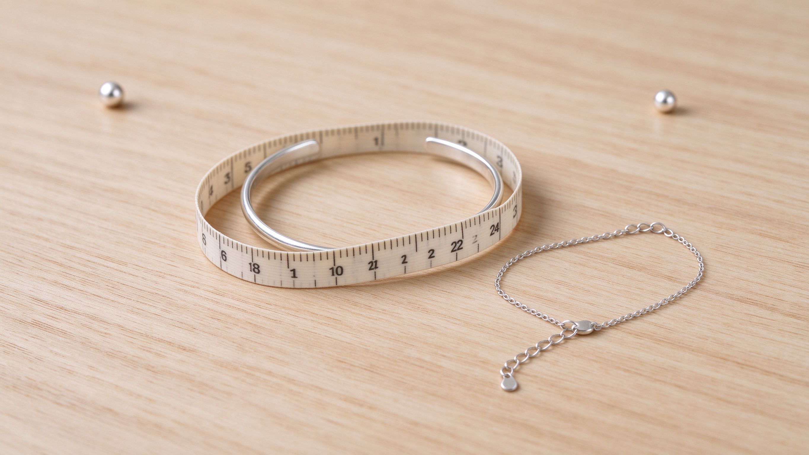 Medida de pulseras y brazaletes