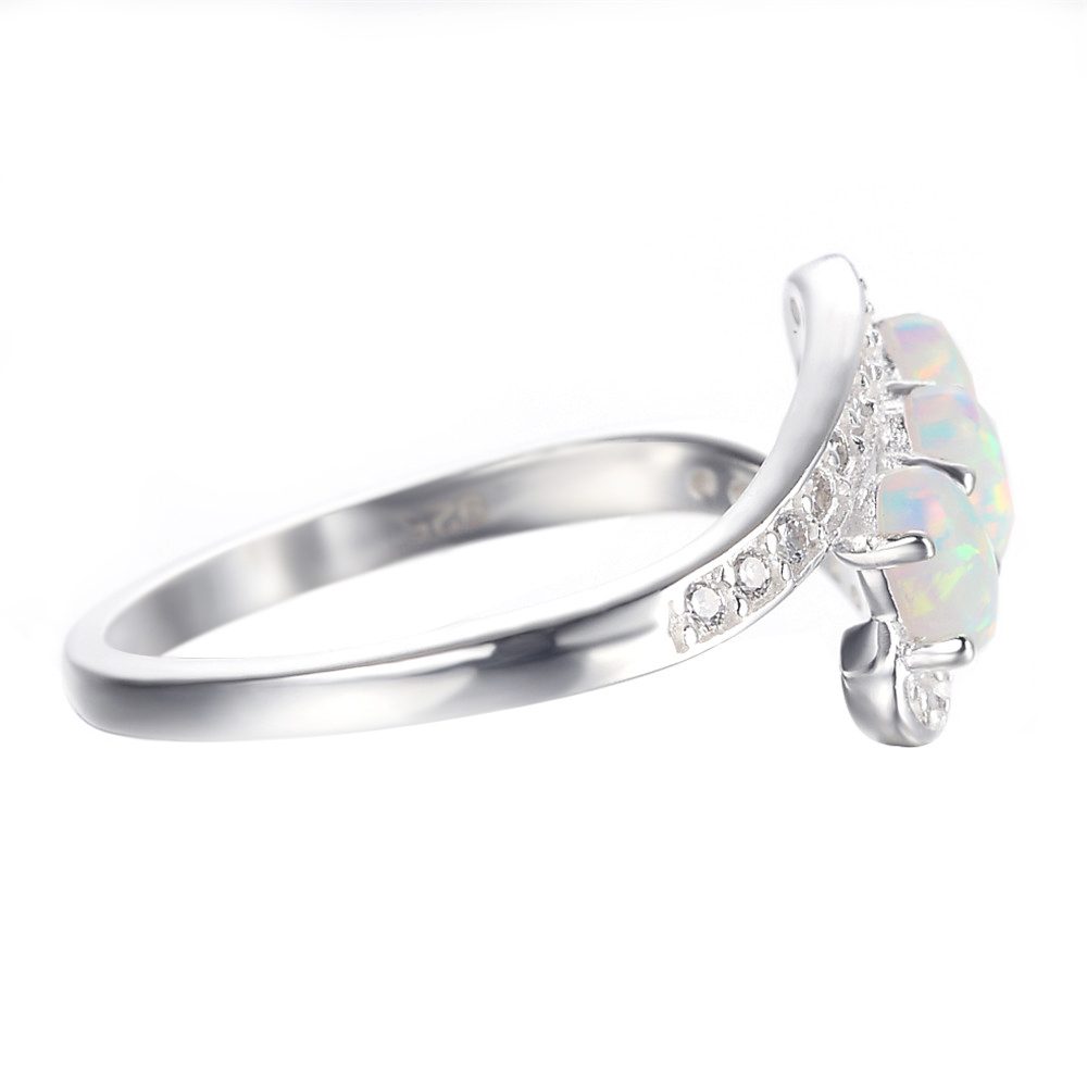 Anillo de ópalo de plata 925 DE BODA turca con muestra gratis