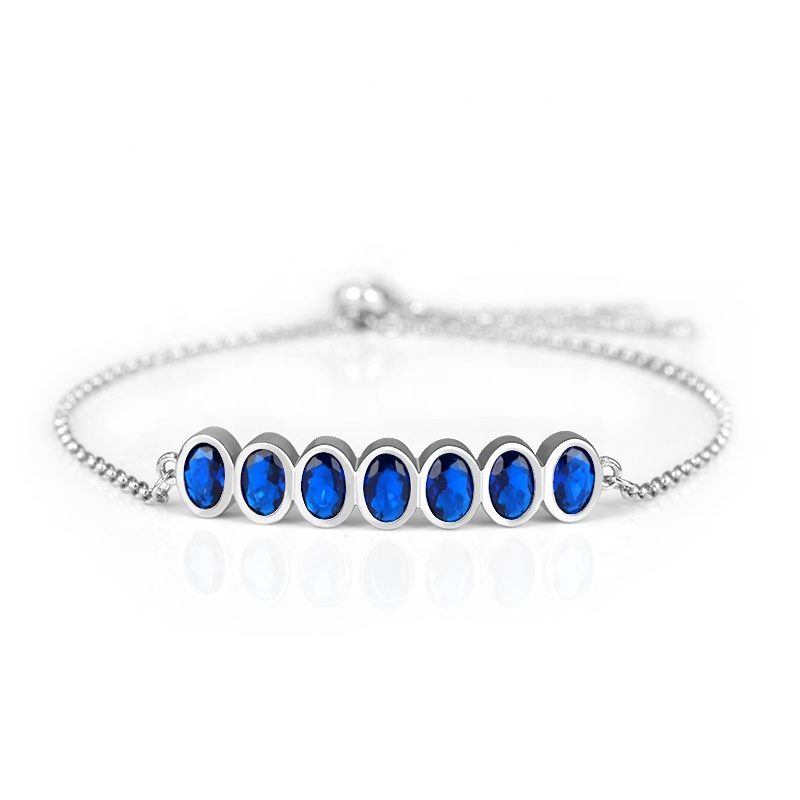 Joyería Personalizada, Pulsera de Plata de Ley 925 con Circonita, para Parejas