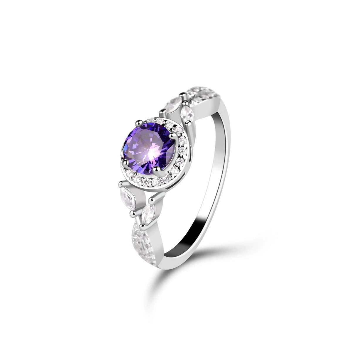 Anillo de Piedra Natal Personalizado con Mascota, Joyería de Plata de Ley 925, Anillo de Piedra Natural