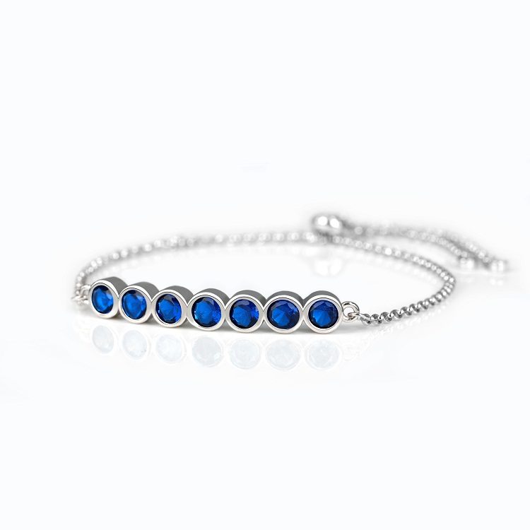 Brazalete de plata de ley pulseras de plata de lujo para mujer