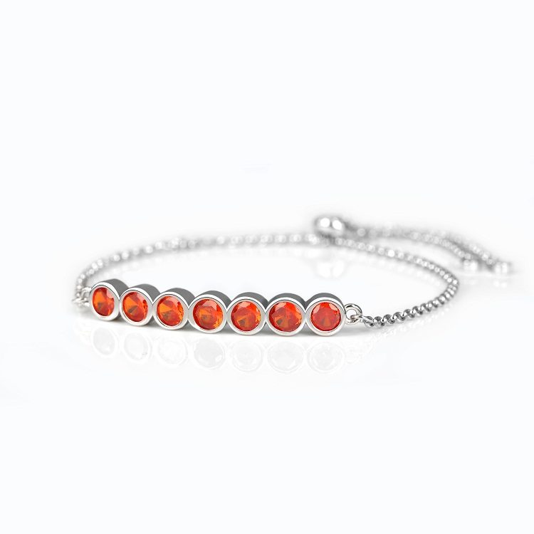 Brazalete de plata de ley pulseras de plata de lujo para mujer