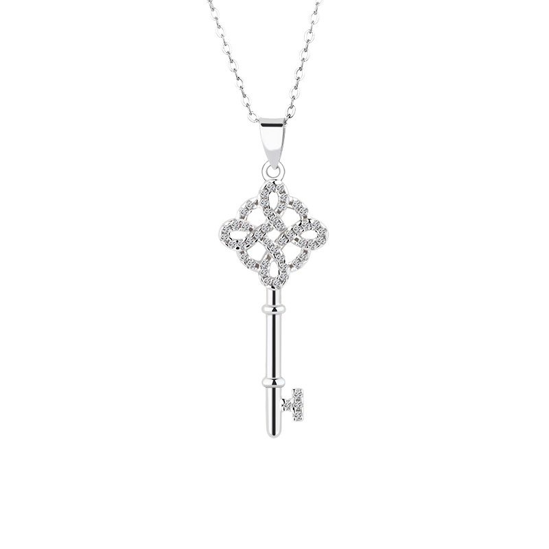 Collares de acero inoxidable para hombre y mujer, joyería de Mascota, colgante largo de plata