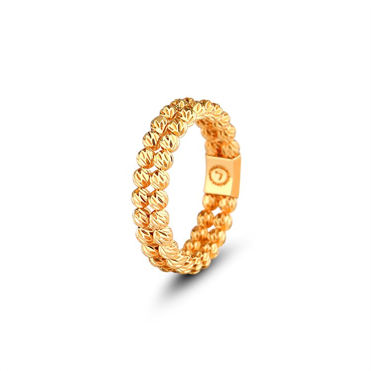 Anillos abiertos ajustables de latón personalizados, joyería de moda, diseño de moda, conjunto de anillos grabados de latón