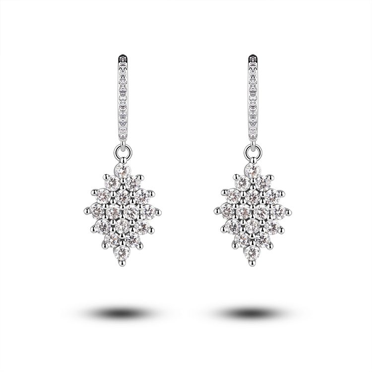 Pendientes de plata de primera ley y Esmeralda para mujer, aretes, plata esterlina 925, estilo clásico, a la moda, venta al por mayor