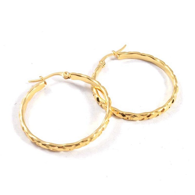 Aretes de Oro Saud&iacute; Chapados Baratos, Dise&ntilde;o Hecho en China