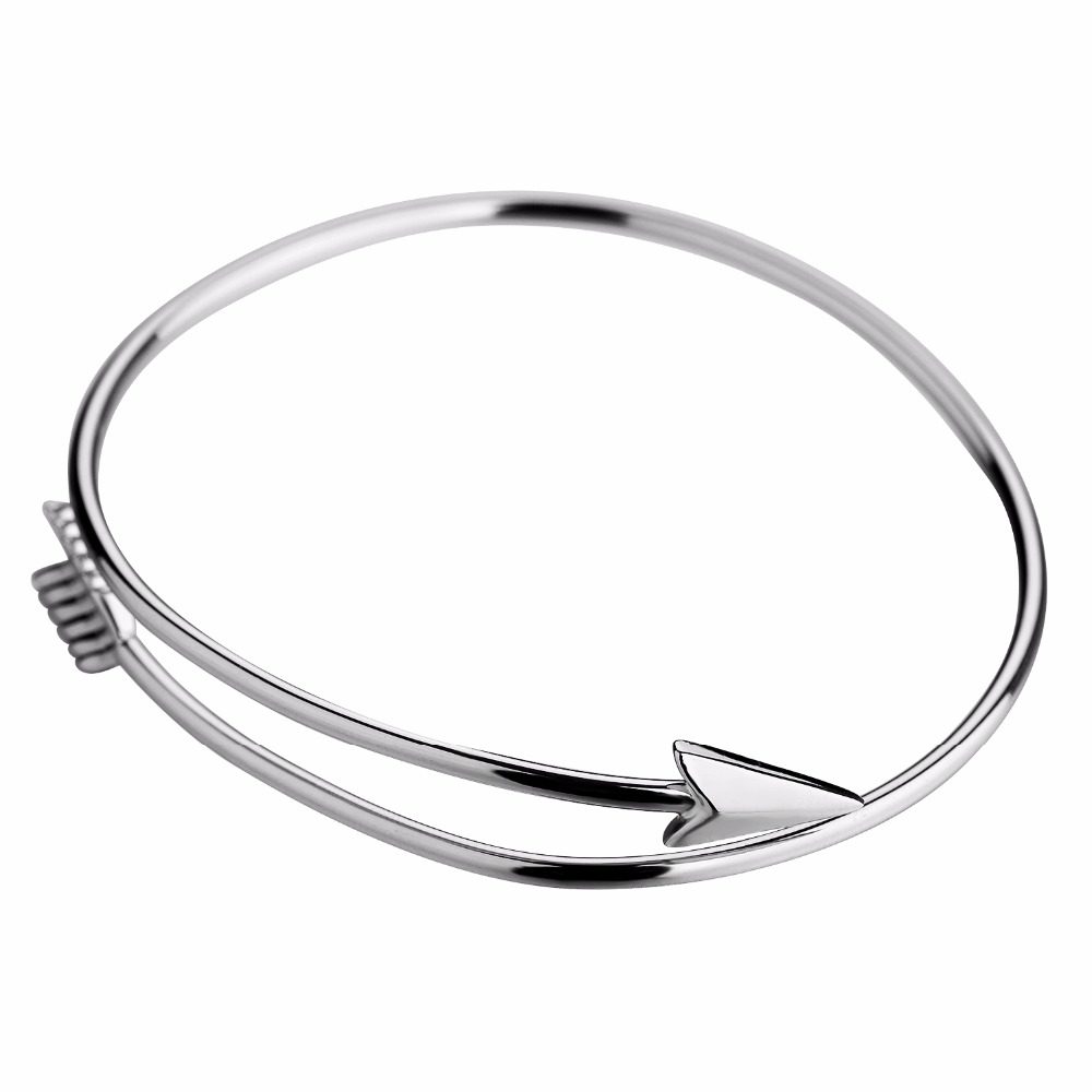 Dropshipping pulsera de plata de flecha de joyer&iacute;a India hecha a mano para mujeres