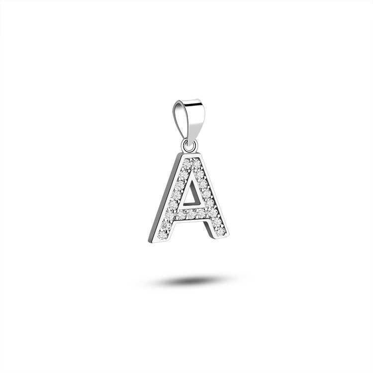 Colgante Personalizado de Moda con Iniciales Pequeñas, 26 Letras, Colgante de Moda Chapado en Cobre y Oro