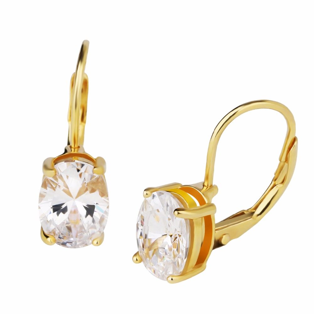 Pendientes de Diseño Bali Chapados en Oro con Circonitas, Nuevo Modelo