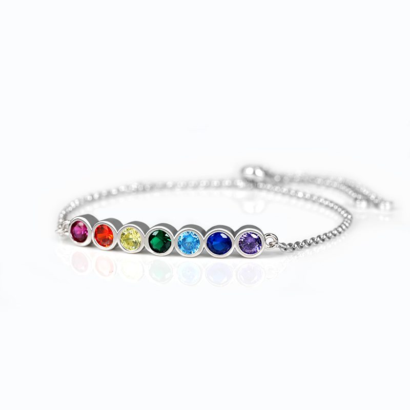 Pulsera de tenis de plata 925 personalizada para mujer, mascota, venta al por mayor