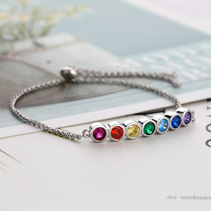 Pulsera de tenis de plata 925 personalizada para mujer, mascota, venta al por mayor