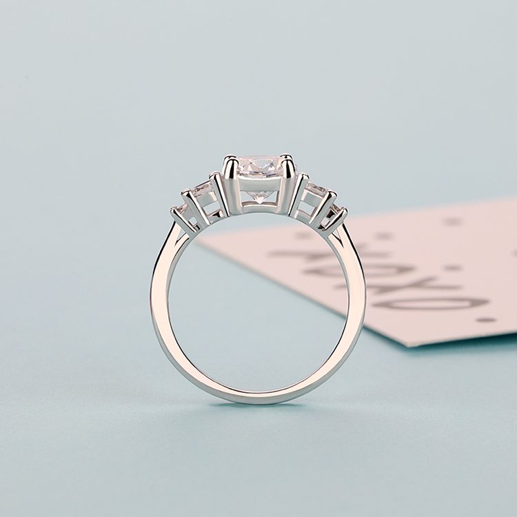 Anillo de Plata de Ley 925 personalizado para mujer, venta al por mayor de fábrica