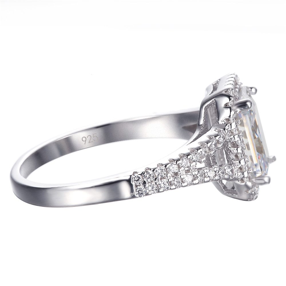 Joyería de plata hombre dedo hombre solitario Diamante, anillos de diseño