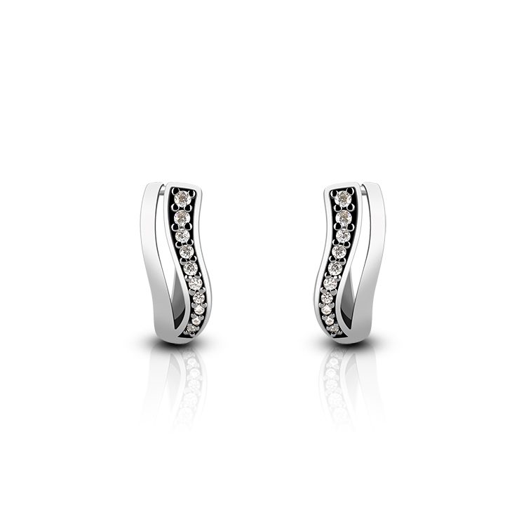 Cubic Zircon Stud Jewelry Pendientes Logotipo personalizado Mascot Charm Pendientes 925 Sterling Silver para mujeres