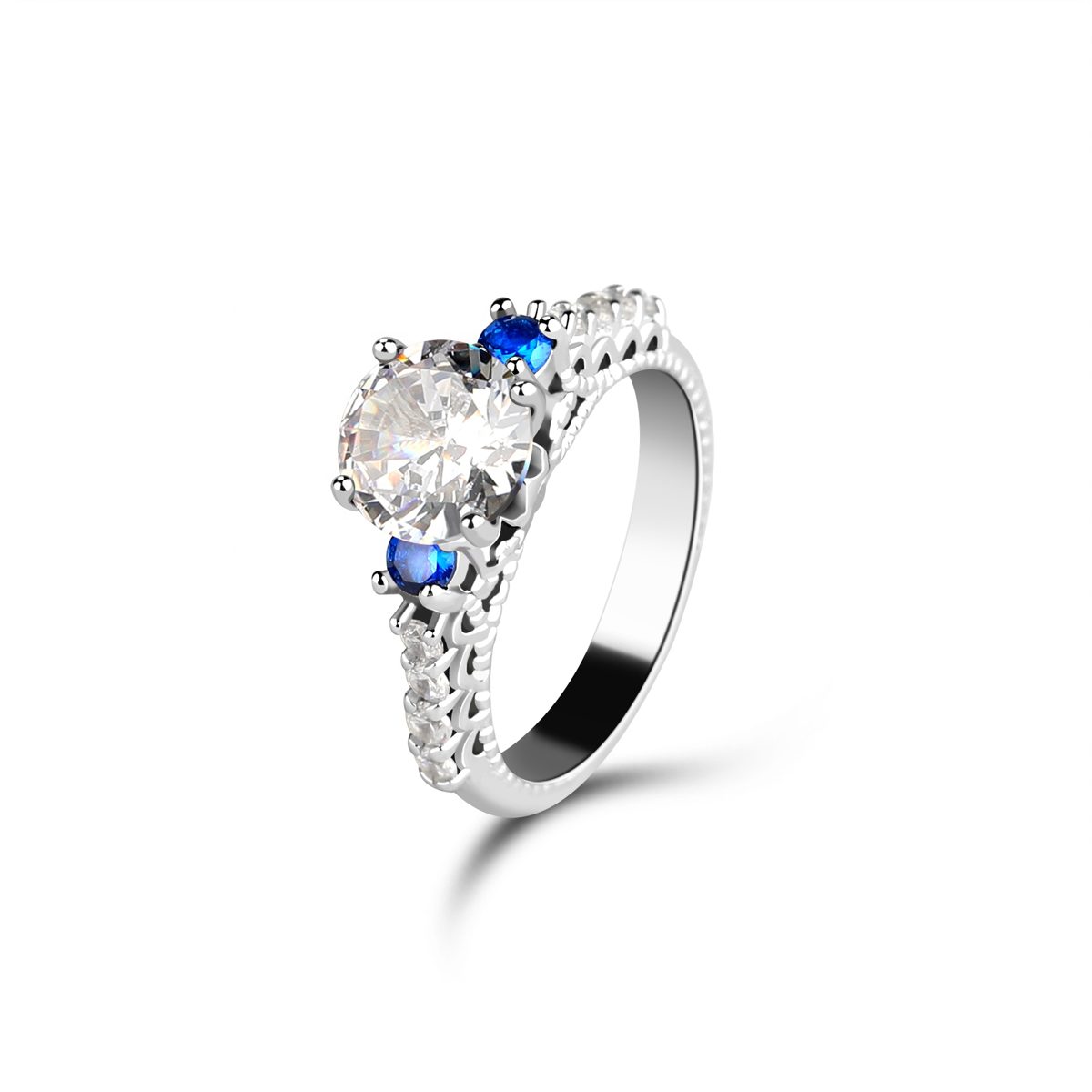 Mascot Diseño personalizado Precio de fábrica Anillos de plata esterlina 925 Anillos de piedras preciosas naturales