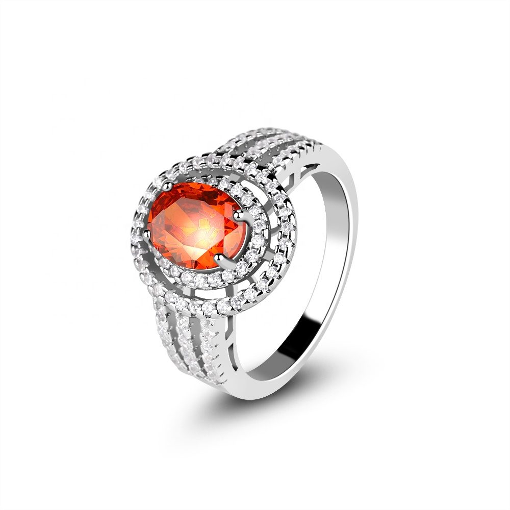 Anillos de Compromiso y Boda de Plata de Ley 925 Personalizados con Piedras Preciosas, Joyería Fina de Moda con Diseño de Mascota