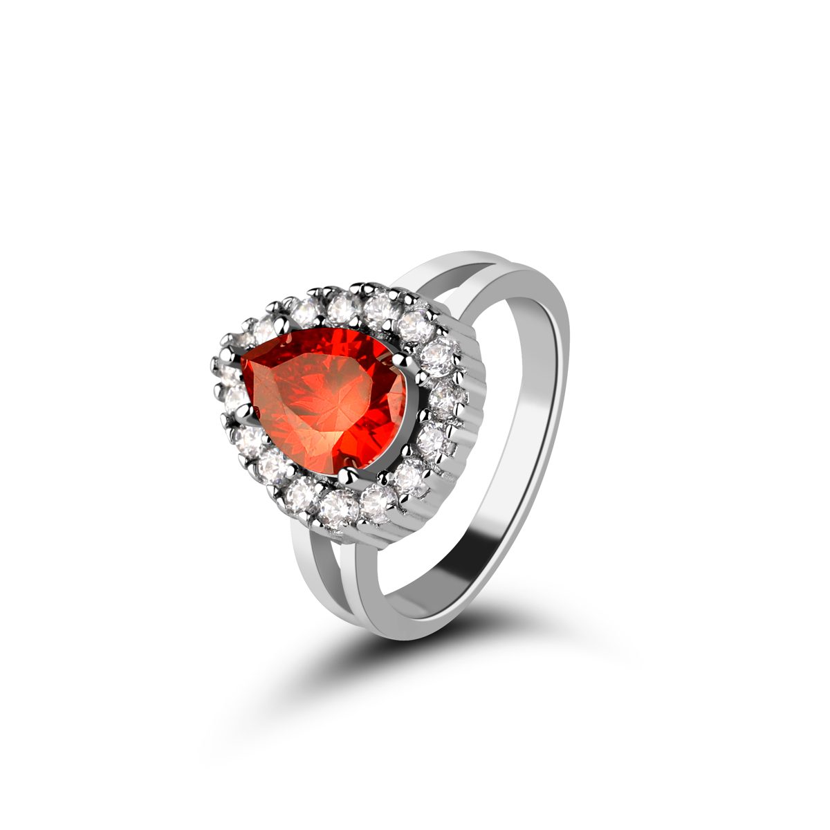 Ascuna-Anillo de plata de ley lassic Timeless para mujer, sortija de boda