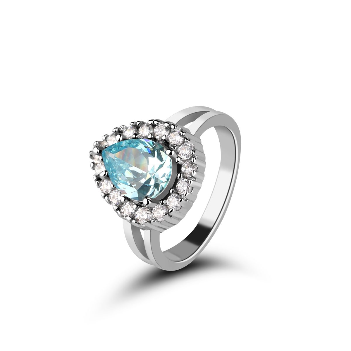 Ascuna-Anillo de plata de ley lassic Timeless para mujer, sortija de boda