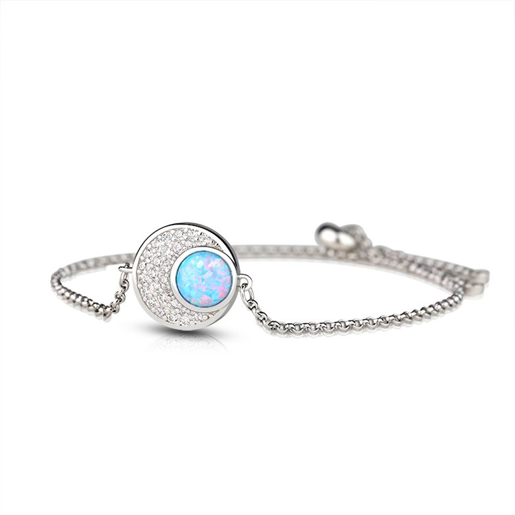 Pulseras de plata de ley 925 personalizadas para mujer, venta al por mayor, joyería