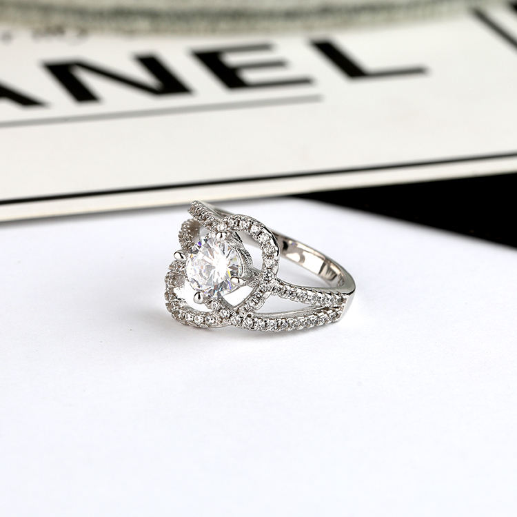 Anillo de compromiso de diamante