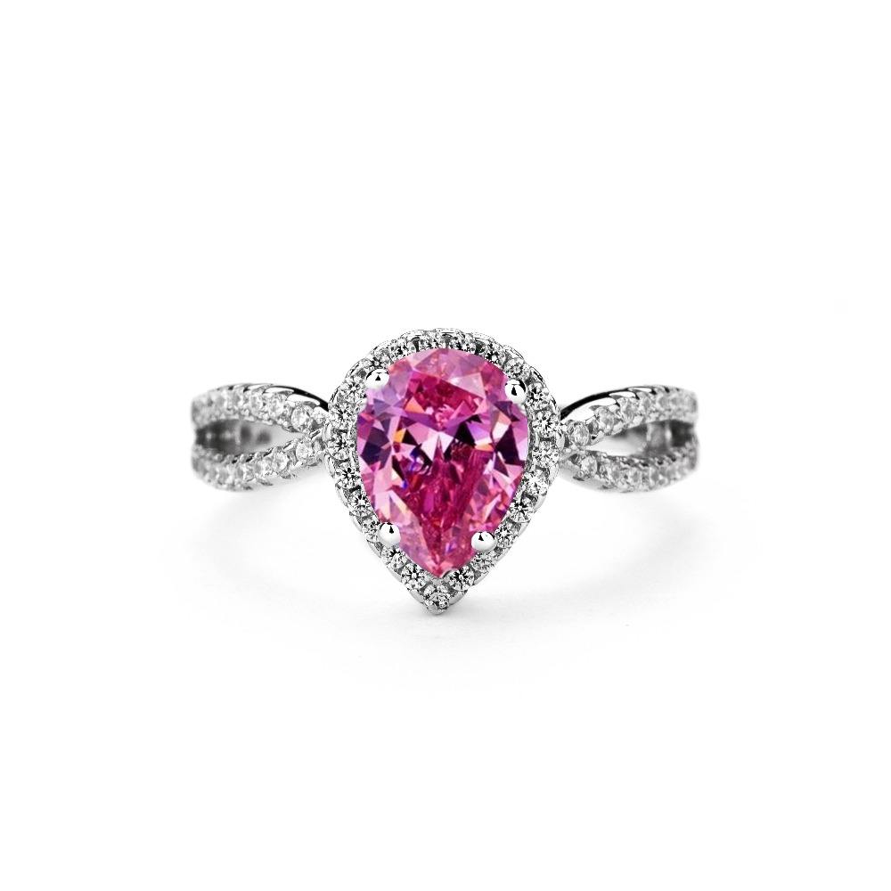 Anillo de piedra de pera