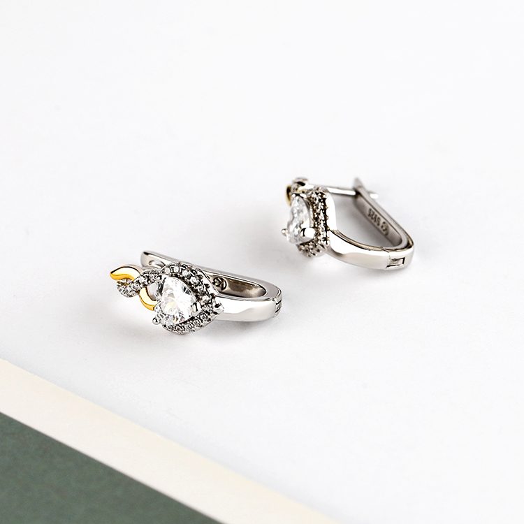 Pendientes de Circonita de Buena Calidad, Plata 925, Pendientes de Plata de Ley Personalizados, Joyería para Mujer, Regalos de Boda, Aniversario