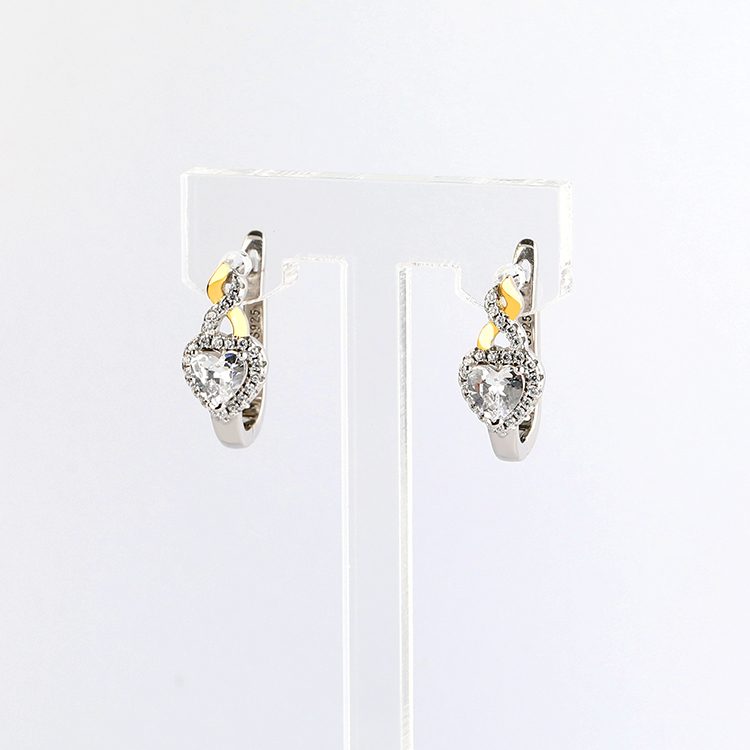 Pendientes de Joyería Fina al por Mayor, Grabado de Logotipo Disponible, Pendientes de Plata 925 Personalizados, Adecuados para la Venta de Joyería de Moda