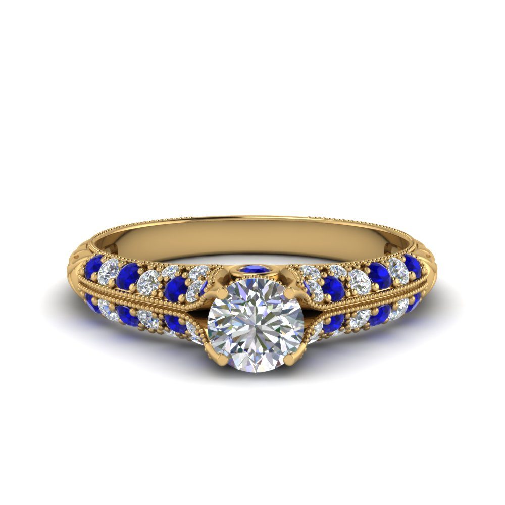 Anillos de Piedras Grandes de Metal Plateado con Diseño de Piedras Coloridas Chapadas en Oro para Mujer
