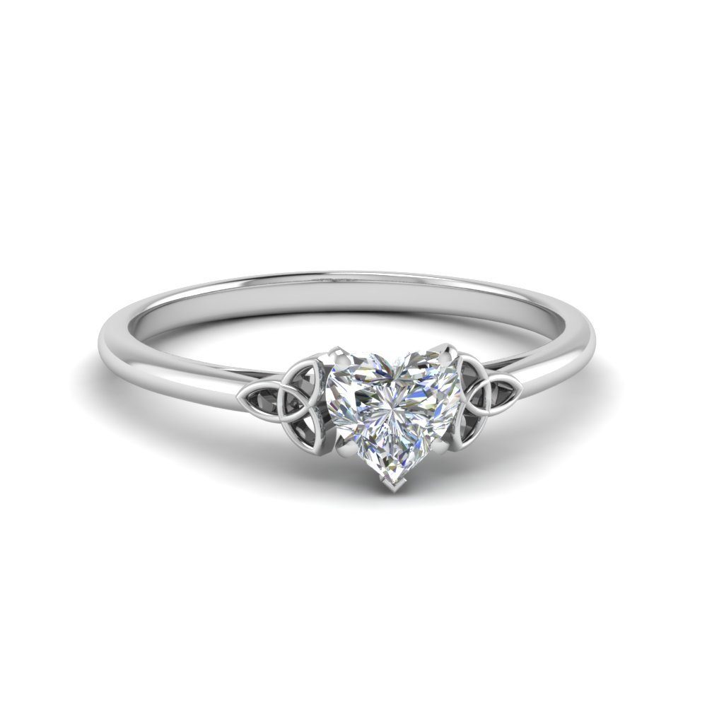Anillo de Compromiso con Forma de Corazón, Plata de Ley 925 con Circonita Cúbica AAA, Oro Blanco, Ópalo y Mariposa, Juego de 5 Anillos