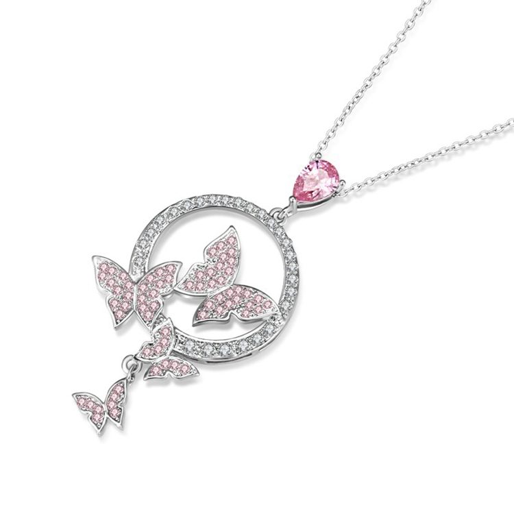 Collar Personalizado de Plata 925 con Circonita Cúbica, Colgante de Diamante Moissanita Estilo Hip Hop