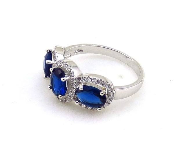 Anillos de Piedras Preciosas de Moda con Baño de Plata para Hombre y Mujer, Regalo de Compromiso y Boda