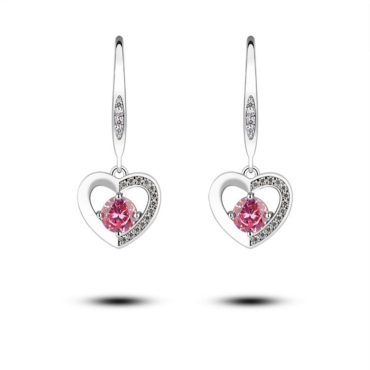 Pendientes personalizables de Plata de Ley 925, joyería de moda, aretes de piedra de Plata de Ley 925, pendientes de boda, aretes de gota nupciales