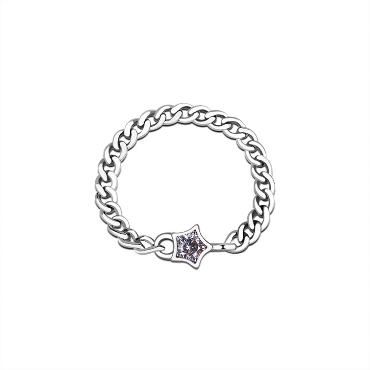 Anillo Delicado de Plata de Ley 925 con Circonita Cúbica en Forma de Corazón, Ideal para Looks Diarios Chic y Joyería en Capas