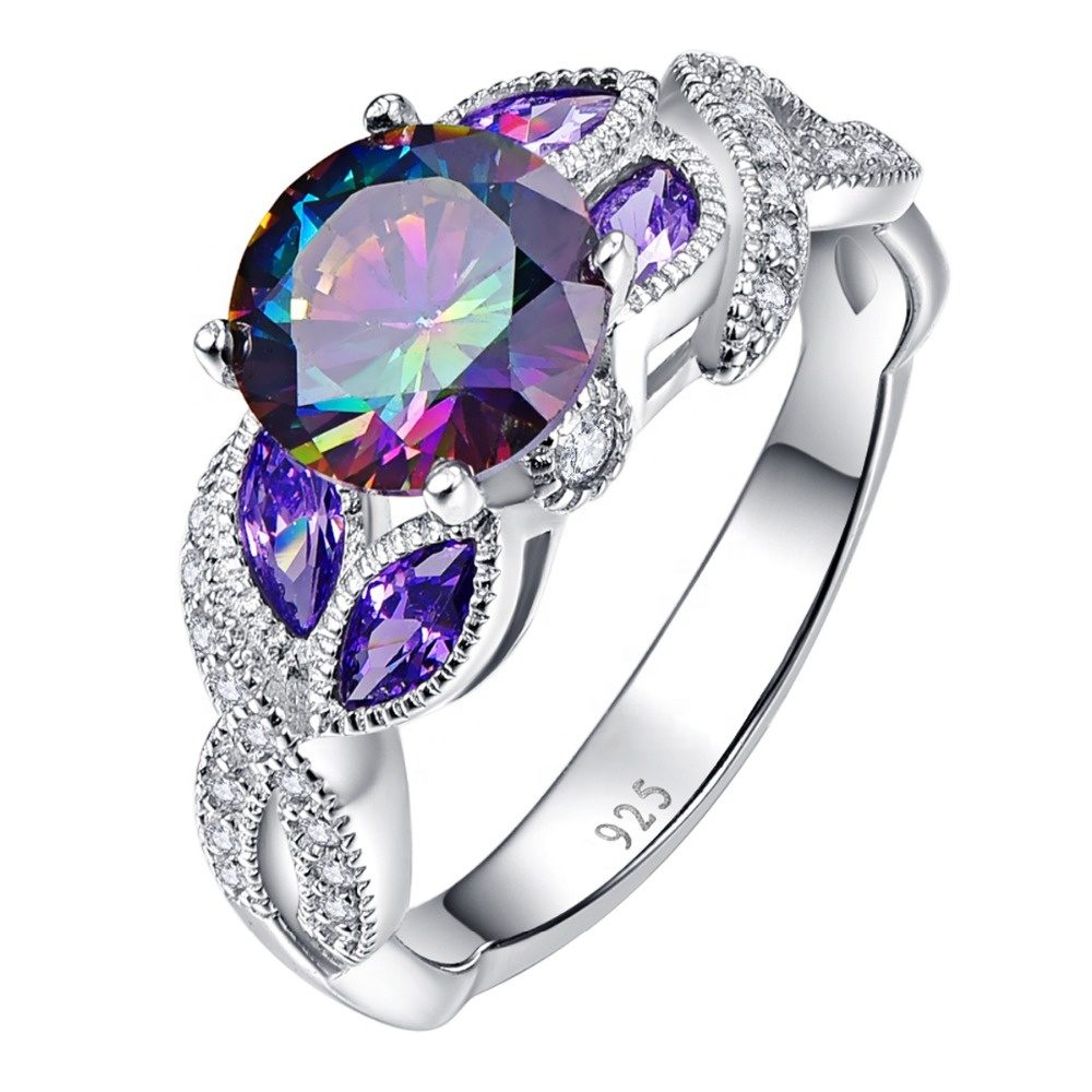 Anillo de Ópalo de Fuego, Anillo de Gemas, Anillo de Plata de Ley, Joyería de Moda al por Mayor, Plata, Joyería de Plata, IGI India