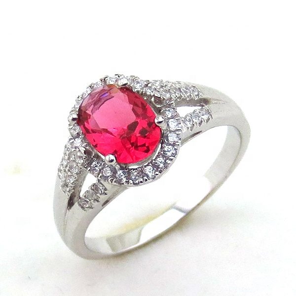 Anillos de Piedras Grandes con Diseños de Circonita, Gema de Valor, Plata 925, Clásico para Mujer y Anillo de Compromiso Personalizado de Plata de Ley 925, Joyería IGI