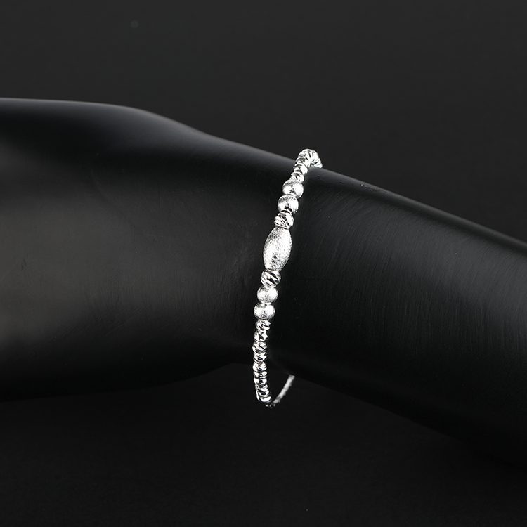 Pulsera personalizada de Plata de Ley 925 pura para mujer, brazalete de lujo, joyería de moda diaria