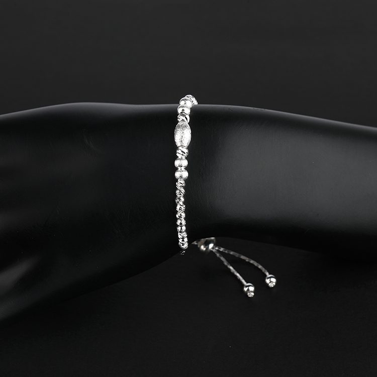 Pulsera personalizada de Plata de Ley 925 pura para mujer, brazalete de lujo, joyería de moda diaria