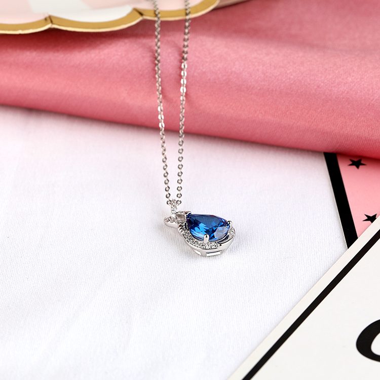 Collar con colgante de plata esterlina con ajuste personalizado