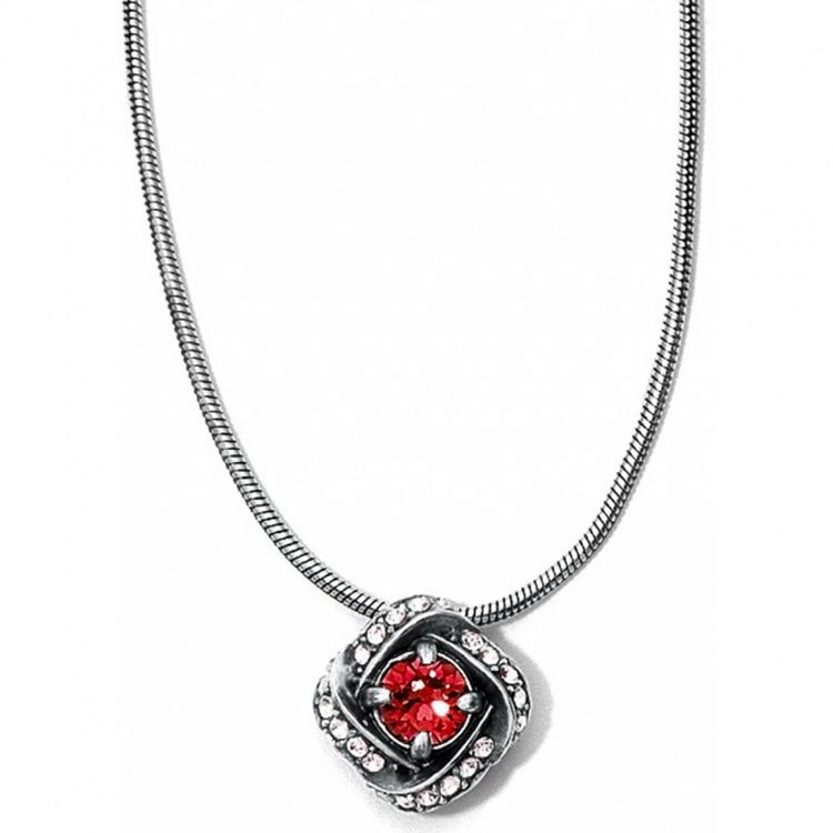 Cadena de joyería de cristal para mujer, joyería de plata de ley 925, collar