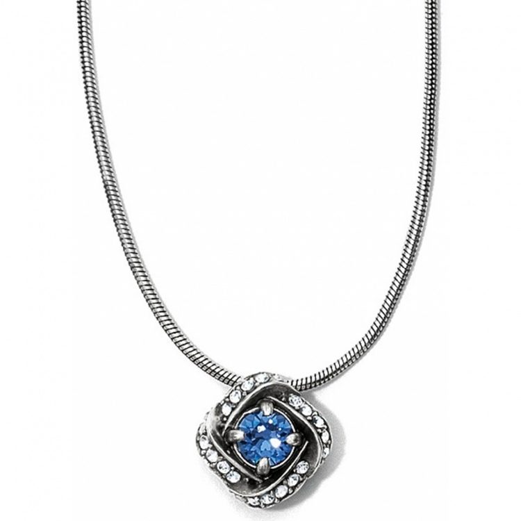 Cadena de joyería de cristal para mujer, joyería de plata de ley 925, collar