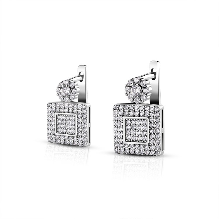 Pendiente de plata 925 Pendientes de tuerca Pendientes de p&eacute;talos personalizados
