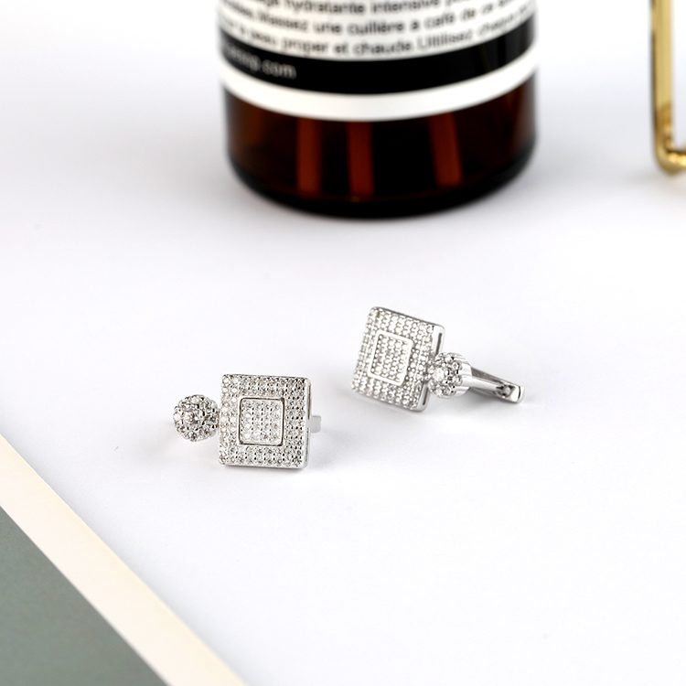 Pendiente de plata 925 Pendientes de tuerca Pendientes de pétalos personalizados