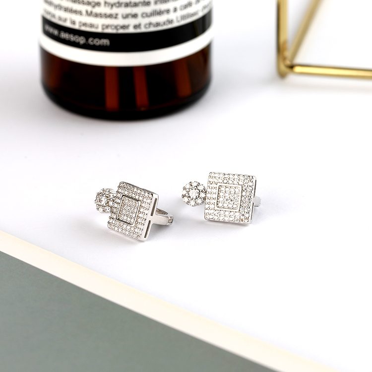 Pendiente de plata 925 Pendientes de tuerca Pendientes de pétalos personalizados
