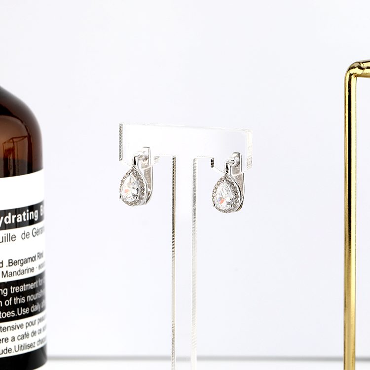 Pendientes de plata 925 recién llegados Pendientes de tuerca Pendientes de plata de circón únicos