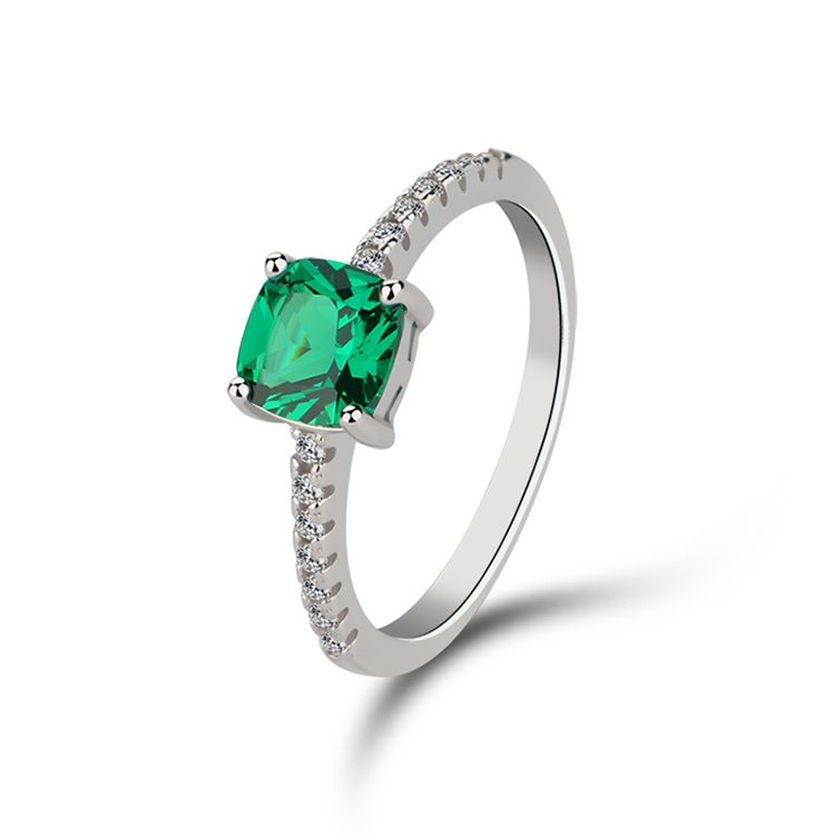 Anillos de aniversario de circón para mujer, anillos de compromiso de zafiro, Plata de Ley 925, moda, mascota de boda personalizada, joyería de zafiro IGI