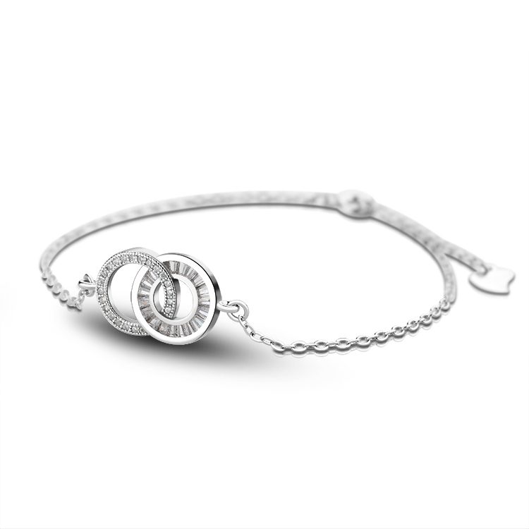 Pulseras de amistad para niñas Charms Zircon Pulsera ajustable para mujer