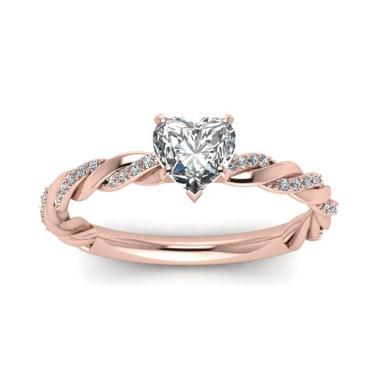 Joyería minimalista de moda de lujo de alta versión personalizada, anillos chapados en oro de 18 quilates para mujeres y niñas